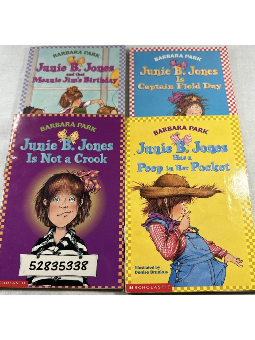 Junie B Jones Kids Books Lot of 4 Summer Reading Grandkids Paperback